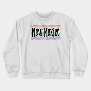 LGBTQ PATTERN AMERICA : NEW MEXICO Crewneck Sweatshirt